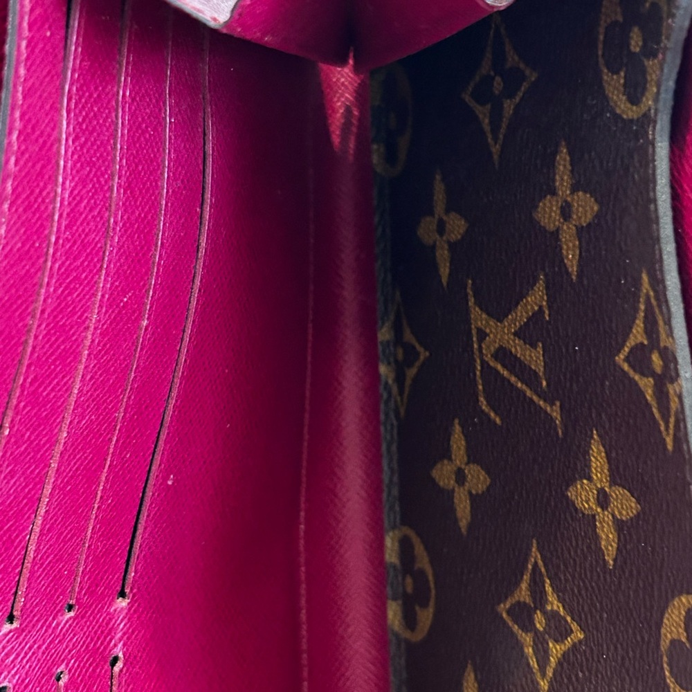 Louis Vuitton Marie Rose Fuchsia Monogram Epi Leather Wallet Clutch - Picture 13 of 16